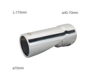 ΑΚΡΟ ΕΞΑΤΜΙΣΗΣ TRX97 175mm 40-70mm (ΦΑΛΤΣΟΚΟΜΜΕΝΟ ΣΤΗ ΜΕΣΗ)