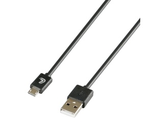 ΚΑΛΩΔΙΟ ΦΟΡΤΙΣΗΣ ΚΑΙ ΣΥΓΧΡΟΝΙΣΜΟΥ MICRO USB 200cm ΜΑΥΡΟ ESSENTIALS LAMPA - 1 ΤΕΜ.