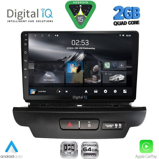 DIGITAL IQ RSD 1304_CPA (9inc) MULTIMEDIA TABLET for KIA CEED - XCEED mod. 2018-2022