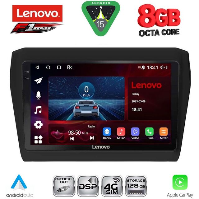 LENOVO SSR 10686_CPA (9inc) MULTIMEDIA TABLET for SUZUKI SWIFT mod. 2017-2023