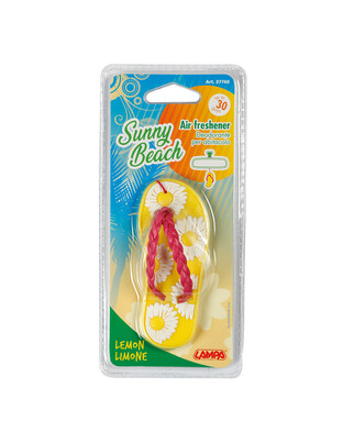 ΑΡΩΜΑΤΙΚΟ ΑΕΡΑΓΩΓΟΥ SUNNY BEACH ΛΕΜΟΝΙ 20,5gr LAMPA - 1 ΤΕΜ