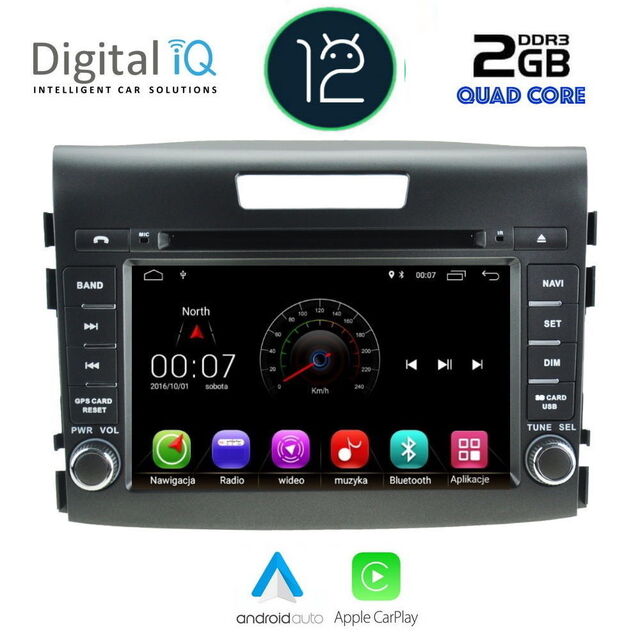 DIGITAL IQ X387M_CPA (8'' DVD) MULTIMEDIA SYSTEM for HONDA CRV mod. 2013-2017