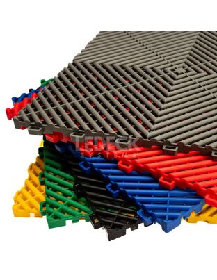 DIGITAL IQ PLASTIC FLOOR TILES 6TEM (BLUE)