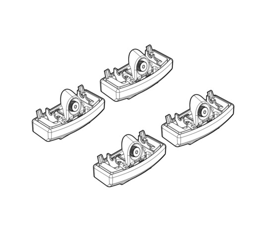 Nordrive - Άκρα για Μπάρες Οροφής συμβατά με Defender 09/2019 >  3/5πορτο / SUV για Επιβατικά Αυτοκίνητα - 4 τεμ. (L.N21274)