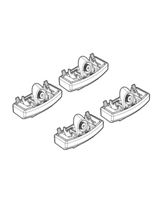 Nordrive - Άκρα για Μπάρες Οροφής συμβατά με Defender 09/2019 >  3/5πορτο / SUV για Επιβατικά Αυτοκίνητα - 4 τεμ. (L.N21274)