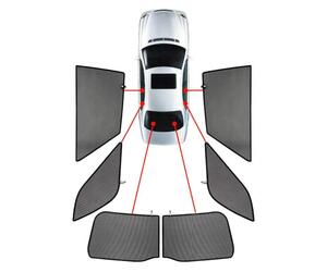 CarShades - ΚΟΥΡΤΙΝΑΚΙΑ  CAR SHADES ΓΙΑ KIA VENGA 5D 2010+ - 6 ΤΕΜ. (PVC.KIA-VENG-5-A)