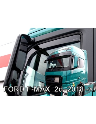 ΑΝΕΜΟΘΡΑΥΣΤΕΣ ΓΙΑ FORD F-MAX 2D 2018+? ΖΕΥΓΑΡΙ ΑΠΟ ΕΥΚΑΜΠΤΟ ΦΙΜΕ ΠΛΑΣΤΙΚΟ HEKO - 2 ΤΕΜ.