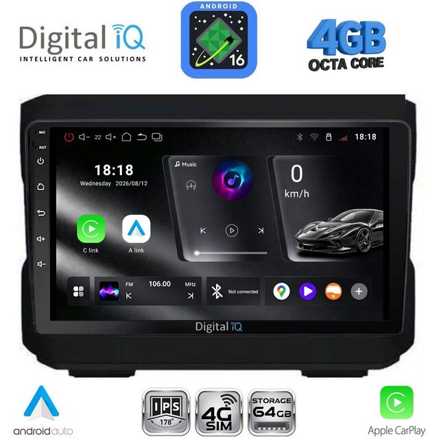 DIGITAL IQ RTG 6272_CPA (10inc) MULTIMEDIA TABLET for JEEP mod. 2007-2014 - DODGE mod. 2007-2014