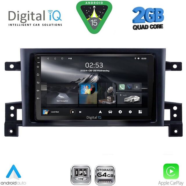 DIGITAL IQ RSD 1696_CPA (9inc) MULTIMEDIA TABLET for SUZUKI GRAND VITARA mod. 2005-2015