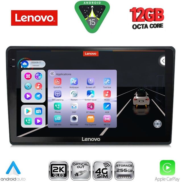 LENOVO SSZ 12699_CPA (10inc) MULTIMEDIA TABLET for TOYOTA AURIS mod. 2013-2015