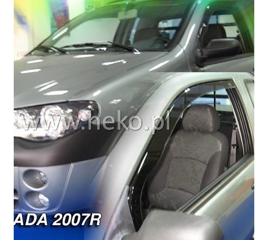 ΑΝΕΜΟΘΡΑΥΣΤΕΣ ΓΙΑ FIAT STRADA 2D 1998-2007 ΖΕΥΓΑΡΙ ΑΠΟ ΕΥΚΑΜΠΤΟ ΦΙΜΕ ΠΛΑΣΤΙΚΟ HEKO - 2 ΤΕΜ.