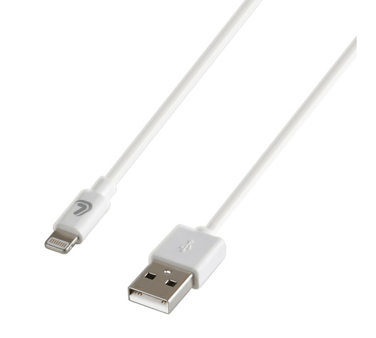 ΚΑΛΩΔΙΟ ΦΟΡΤΙΣΗΣ ΚΑΙ ΣΥΓΧΡΟΝΙΣΜΟΥ APPLE 8PIN 200cm ΛΕΥΚΟ ESSENTIALS LAMPA - 1 TEM.