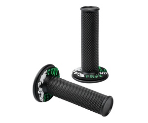 ΧΕΡΟΥΛΙΑ MOTO DONUT OFF-ROAD ΜΑΥΡΑ/ΠΡΑΣΙΝΑ 22MM+25MM 12CM 2ΤΕΜ