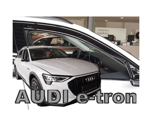 ΑΝΕΜΟΘΡΑΥΣΤΕΣ ΓΙΑ AUDI E-TRON 5D 2018-2021 ΖΕΥΓΑΡΙ ΑΠΟ ΕΥΚΑΜΠΤΟ ΦΙΜΕ ΠΛΑΣΤΙΚΟ HEKO - 2 ΤΕΜ.