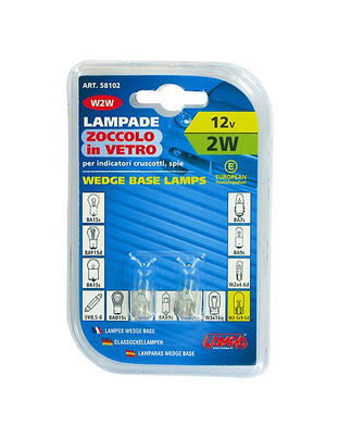 ΛΑΜΠΑ ΑΚΑΛΥΚΗ 12V/2W Τ10