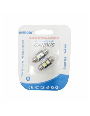 LED ΨΕΙΡΕΣ ΑΥΤΟΚΙΝΗΤΟΥ 12V CANBUS DA10-31-2SMD