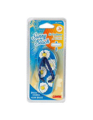 ΑΡΩΜΑΤΙΚΟ ΑΕΡΑΓΩΓΟΥ SUNNY BEACH ΦΡΕΣΚΑΔΑ ΩΚΕΑΝΟΥ 20,5gr LAMPA - 1 ΤΕΜ
