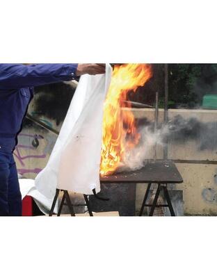 ΚΟΥΒΕΡΤΑ ΔΙΑΣΩΣΗΣ FIRE-BLANKET ΑΠΟ ΦΩΤΙΑ/ΠΥΡΚΑΓΙΑ ΓΙΑ ΜΙΑ ΧΡΗΣΗ (100 X 100 cm) - 1 ΤΕΜ.