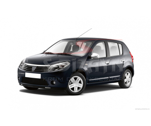 ΚΑΠΑΚΙΑ ΚΑΘΡΕΠΤΗ ΧΡΩΜΙΟΥ ΜΕΤΑΛΛΙΚΑ ΓΙΑ DACIA SANDERO 1 5D 2007-2014