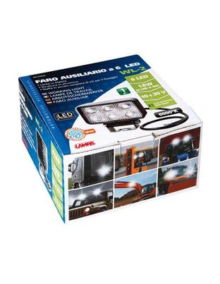 ΠΡΟΒΟΛΕΑΣ ΕΡΓΑΣΙΑΣ WL-2 18W 1200LM  ΜΕ 6 LED ΚΑΡΦΙ 10-30V/21W 6.000K (111 x 95 x 56 mm) -1ΤΕΜ.
