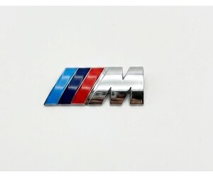 Αυτοκόλλητο μεταλλικό χρωμίου 5,5x2cm - Bmw M