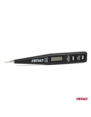 Amio - ΤΕΣΤΕΡ / ΕΛΕΓΚΤΗΣ ΤΑΣΗΣ ΡΕΥΜΑΤΟΣ 12-250V ΜΕ ΟΘΟΝΗ ΕΝΔΕΙΞΗΣ - 1 TEM. (03122/AM)