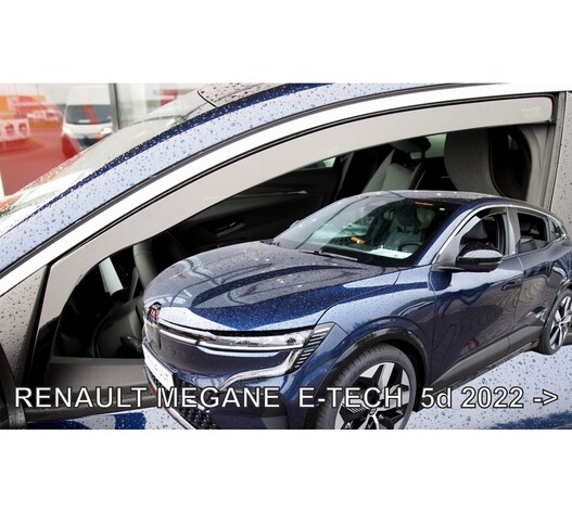 ΑΝΕΜΟΘΡΑΥΣΤΕΣ ΓΙΑ RENAULT MEGANE E-TECH 5D 2022+? ΖΕΥΓΑΡΙ ΑΠΟ ΕΥΚΑΜΠΤΟ ΦΙΜΕ ΠΛΑΣΤΙΚΟ HEKO - 2 ΤΕΜ.