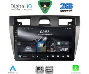 DIGITAL IQ RSD 1153SL_CPA (9inc) MULTIMEDIA TABLET for FORD FIESTA mod. 2005-2008 (SILVER)