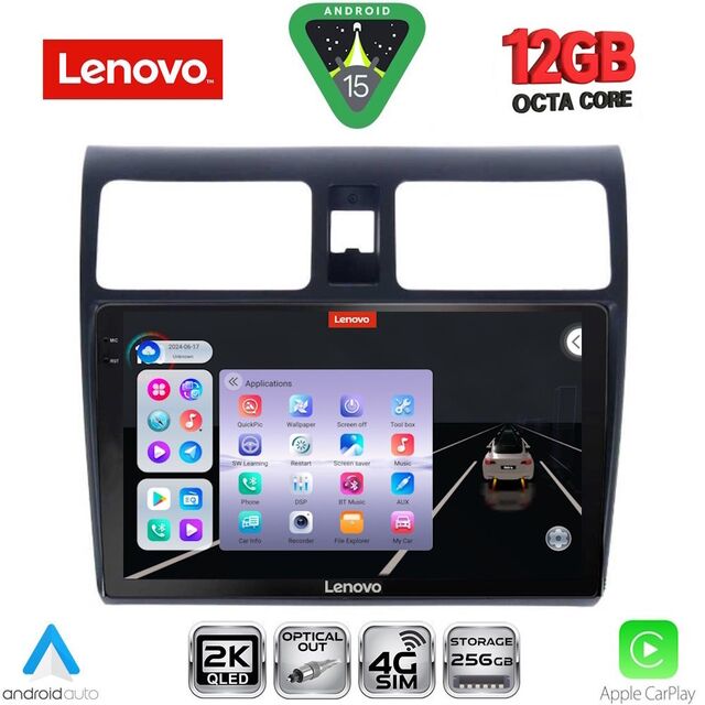 LENOVO SSZ 12684_CPA (10inc) MULTIMEDIA TABLET for SUZUKI SWIFT mod. 2005-2011