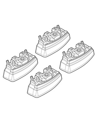 ΑΚΡΑ ΓΙΑ ΜΠΑΡΕΣ NORDRIVE ΓΙΑ MERCEDES E-KLAS 3/09+ KIT