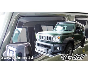 Heko - Ανεμοθραύστες για Suzuki Jimny 5 Doors 2023+ Σετ Αυτοκινήτου Απο Εύκαμπτο Φιμέ Πλαστικό - 4 τεμ. (ΑΝΕΜ.SET28663)