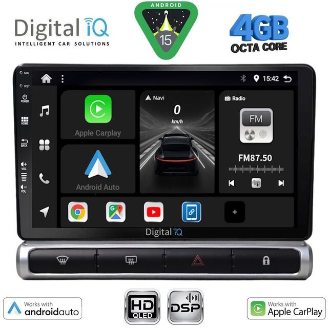 DIGITAL IQ BXF 16093H_CPAA (9inc) MULTIMEDIA TABLET for CITROEN C3 - DS3 mod. 2016-2024 High Version