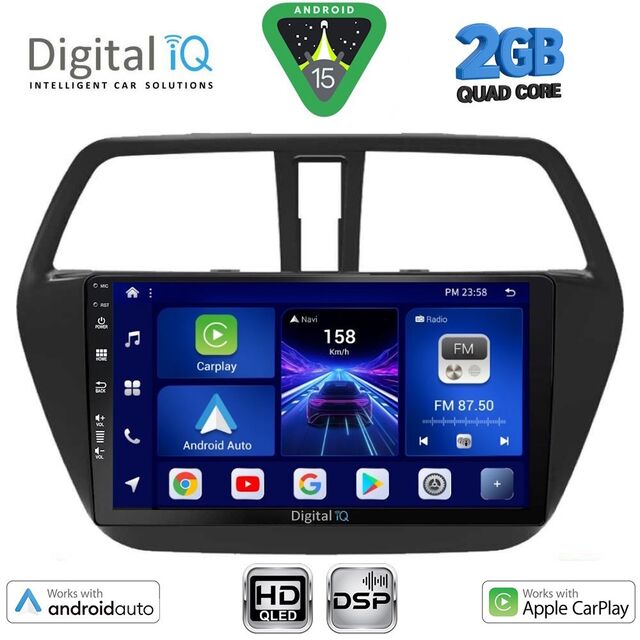 DIGITAL IQ BXC 3689_CPAA (9inc) MULTIMEDIA TABLET for SUZUKI SX4 S-CROSS mod. 2014-2021