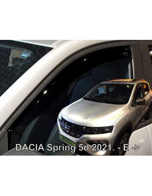 ΑΝΕΜΟΘΡΑΥΣΤΕΣ ΓΙΑ DACIA SPRING ELECTRIC 5D 2021  ΖΕΥΓΑΡΙ ΑΠΟ ΕΥΚΑΜΠΤΟ ΦΙΜΕ ΠΛΑΣΤΙΚΟ HEKO - 2 ΤΕΜ.