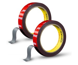 ΑΥΤΟΚΟΛΛΗΤΗ ΤΑΙΝΙΑ ΔΙΠΛΗΣ ΟΨΕΩΣ ΓΚΡΙ 0.8 10mm*5m JN-04757