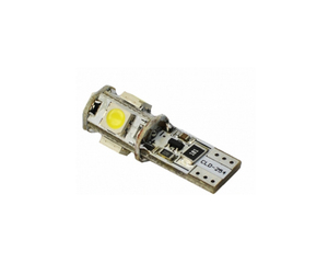 Λάμπα W5W 5xSMD 5050 με CAN-BUS 12V Λευκή 2τεμ.