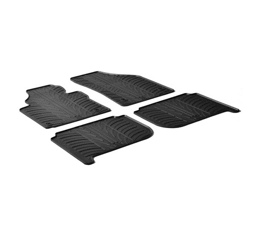 LAMPA - ΠΑΤΑΚΙΑ ΑΥΤΟΚΙΝΗΤΟΥ ΑΠΟ ΛΑΣΤΙΧΟ ΓΙΑ VOLKSWAGEN TOURAN 05/2003-2015 ΣΕ ΜΑΥΡΟ ΧΡΩΜΑ ME ΚΟΥΜΠΩΜΑΤΑ - 4 ΤΕΜ.