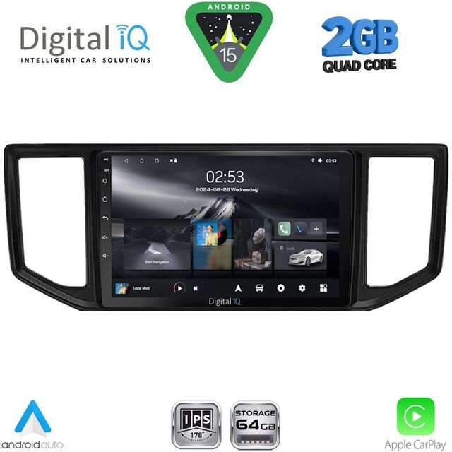 DIGITAL IQ RSD 1753_CPA (10inc) MULTIMEDIA TABLET for VW CRAFTER mod. 2017-2026