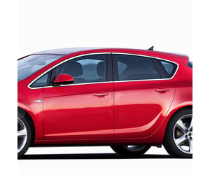 TRIM  ΠΑΡΑΘΥΡΩΝ ΑΥΤΟΚΟΛΛΗΤΑ ΧΡΩΜΙΟΥ 12ΤΕΜ. ΓΙΑ OPEL ASTRA J 5D 2010+