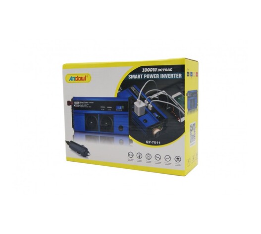 ΕΞΥΠΝΟΣ ΜΕΤΑΤΡΟΠΕΑΣ ΙΣΧΥΟΣ POWER INVERTER 1000W ANDOWL AN-QY-7011