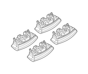 ΑΚΡΑ ΓΙΑ ΜΠΑΡΕΣ NORDRIVE ΓΙΑ HYUNDAI i20 3D/5D 11/14+ KIT
