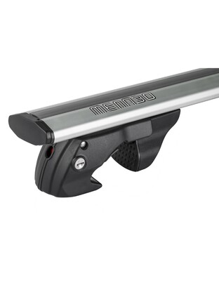 ΜΠΑΡΕΣ ΟΡΟΦΗΣ ΑΛΟΥΜΙΝΙΟΥ JACKSON XL SILVER 135 cm ΣΕ ΑΣΗΜΙ ΧΡΩΜΑ ΓΙΑ ΟΡΟΦΗ ΜΕ RAISED RAILS MENABO - 2 ΤΕΜ.