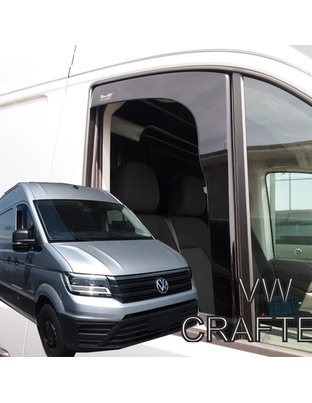 ΑΝΕΜΟΘΡΑΥΣΤΕΣ ΓΙΑ VW CRAFTER 2017+ ΖΕΥΓΑΡΙ ΑΠΟ ΕΥΚΑΜΠΤΟ ΦΙΜΕ ΠΛΑΣΤΙΚΟ HEKO - 2 ΤΕΜ.