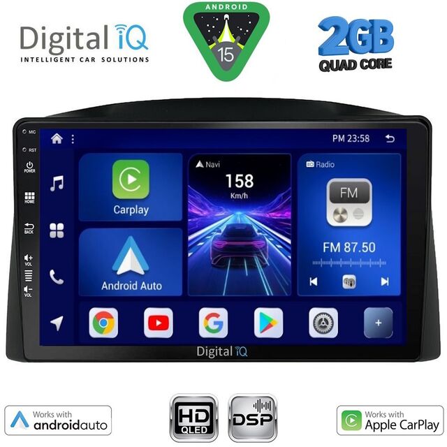 DIGITAL IQ BXC 3271_CPAA (10inc) MULTIMEDIA TABLET for JEEP GRAND CHEROKEE mod. 2005-2007 with Original Navi