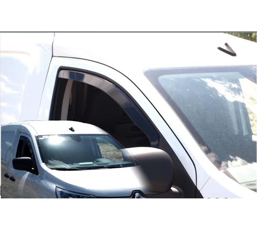 ΑΝΕΜΟΘΡΑΥΣΤΕΣ ΓΙΑ RENAULT EXPRESS VAN 2D 2021+ ΖΕΥΓΑΡΙ ΑΥΤΟΚΙΝΗΤΟΥ ΑΠΟ ΕΥΚΑΜΠΤΟ ΦΙΜΕ ΠΛΑΣΤΙΚΟ HEKO - 2 ΤΕΜ.