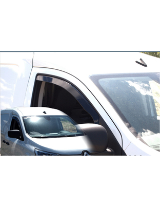 ΑΝΕΜΟΘΡΑΥΣΤΕΣ ΓΙΑ RENAULT EXPRESS VAN 2D 2021+ ΖΕΥΓΑΡΙ ΑΥΤΟΚΙΝΗΤΟΥ ΑΠΟ ΕΥΚΑΜΠΤΟ ΦΙΜΕ ΠΛΑΣΤΙΚΟ HEKO - 2 ΤΕΜ.