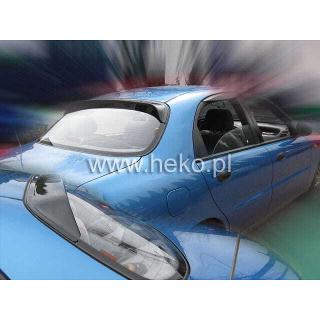 ΑΝΕΜΟΘΡΑΥΣΤΗΣ ΠΙΣΩ ΠΑΡΜΠΡΙΖ ΓΙΑ DAEWOO LANOS 4D 1997-2002 ΑΠΟ ΕΥΚΑΜΠΤΟ ΦΙΜΕ ΠΛΑΣΤΙΚΟ HEKO - 1 ΤΕΜ.