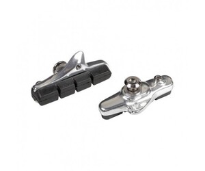 ΤΑΚΑΚΙΑ ΦΡΕΝΩΝ ΠΟΔΗΛΑΤΟΥ (RACING BIKE) PREMIUM 55mm PF-15  ΜΑΥΡΟ/ΧΡΩΜΙΟ 2ΤΕΜ.