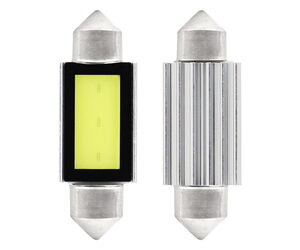 Amio – Λαμπάκια Πλαφονιέρας LED 39mm C5W C10W 12V 2.4W 5600K 3xCOB CANBUS για Ισχυρό Ομοιόμορφο Φωτισμό Εσωτερικού – Σετ 2 Τεμ. (01640/AM)