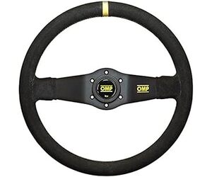ΤΙΜΟΝΙ RALLY ΔΙΛΑΜΟ ΜΕ SUEDE ΜΑΥΡΟ OMP - 1 TEM.